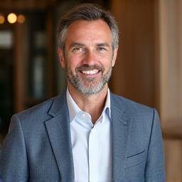 Portrait of a professional consultant with an MBA and ceramic background